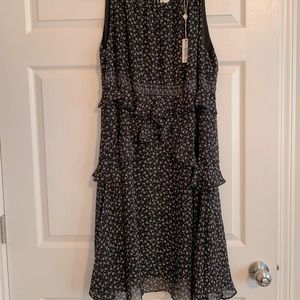 Max Studio Floral Ruffle Dress NWT